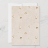 テディモダンベア水彩ベビーシャワー 招待状 (裏面)