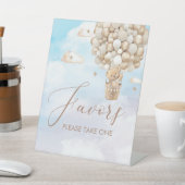 テディモダンベア水彩画ベビーshoペデスタルサイン 台座サイン (インサイチュ)