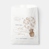 テディモダンベア熱気球ベビーシャワー フェイバーバッグ (正面)