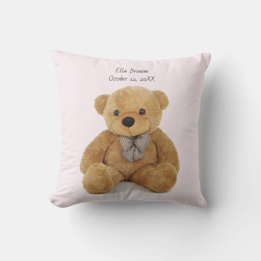 テディモノグラムのベア装飾用クッション クッション (正面)