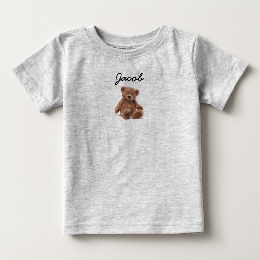 テディモノグラムのベアTシャツ ベビーTシャツ (正面)