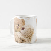 テディラブ,テディベア愛,愛,かわいい,あいまい,暖かい コーヒーマグカップ (正面左)