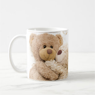 テディラブ,テディベア愛,愛,かわいい,あいまい,暖かい コーヒーマグカップ