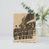 テディルーズベルトの蒸気船タシュモオヴィンテージ ポストカード (スタンド正面)