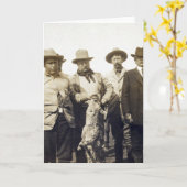 テディルーズベルトウルフ狩り, 1905 カード (黄色い花)