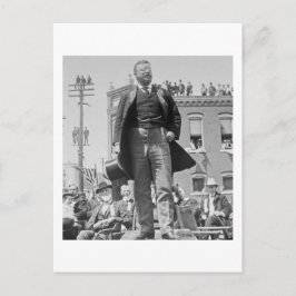 テディルーズベルトステレオビューカード1905ヴィンテージ ポストカード