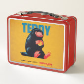 テディヴィンテージグラフィック メタルランチボックス (裏面)