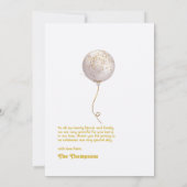 テディーバルーンコンフェッティ サンキューカード (裏面)