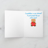 テディー・ベアおよびAppleとの主な退職 カード (内部)