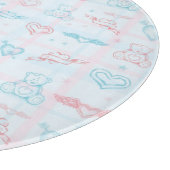 テディー・ベアが付いているベビーパターン カッティングボード (角)