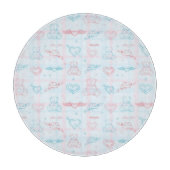 テディー・ベアが付いているベビーパターン カッティングボード (正面)