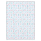 テディー・ベアが付いているベビーパターン テーブルクロス (正面)