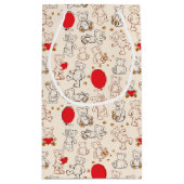 テディー・ベアとの質 スモールペーパーバッグ (裏面)