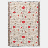 テディー・ベアとの質 スローブランケット (正面縦)