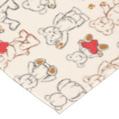 テディー・ベアとの質 テーブルクロス (アングル)