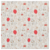 テディー・ベアとの質 ファブリック (見本)