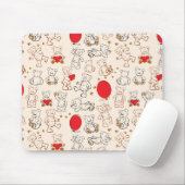 テディー・ベアとの質 マウスパッド (マウス)