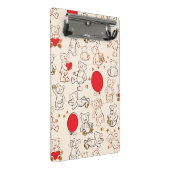 テディー・ベアとの質 ミニクリップボード (アングル)