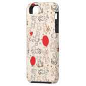 テディー・ベアとの質 Case-Mate iPhoneケース (裏面左)