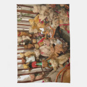 テディー・ベアのコレクターの楽園 キッチンタオル (縦)