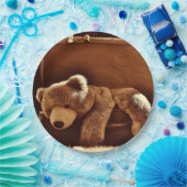 テディー・ベアのスーツケースの使い捨て可能な紙皿 ペーパープレート (パーティー)