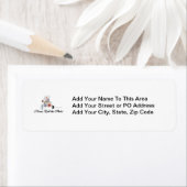 テディー・ベアのナースは打撃のTシャツおよびギフトを呼びます ラベル (インサイチュ)