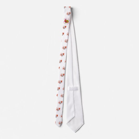 テディー・ベアのナース愛Tシャツおよびギフト ネクタイ (裏面)