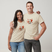 テディー・ベアのナース愛Tシャツおよびギフト Tシャツ (ユニセックス)