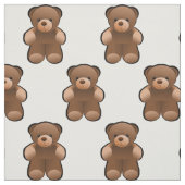 テディー・ベアのプリントの生地材料 ファブリック (見本)