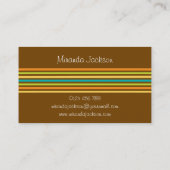 テディー・ベアのベビーシャワーのパーティーのプランナー 名刺 (裏面)