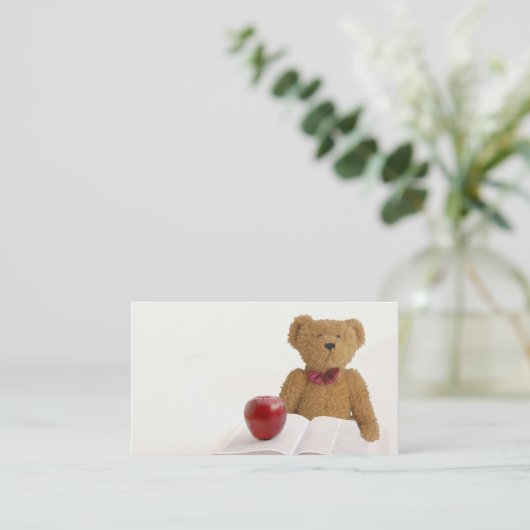 テディー・ベアの先生 名刺 (スタンド正面)