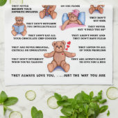 テディー・ベアの友人タオル キッチンタオル (折り畳み)