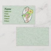 テディー・ベアの名刺 名刺 (正面/裏面)