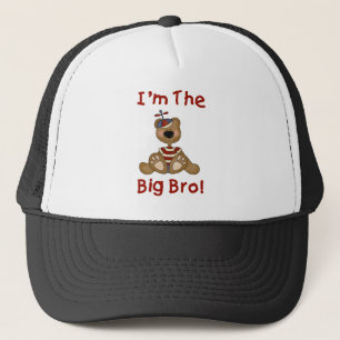 テディー・ベアの大きいBroのTシャツおよびギフト キャップ