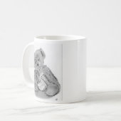 テディー・ベアの小さい妖精のマグ コーヒーマグカップ (正面左)