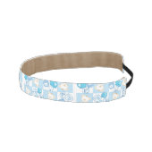 テディー・ベアの点検されたパターン アスレチックヘッドバンド (右)