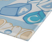 テディー・ベアの点検されたパターン カッティングボード (角)