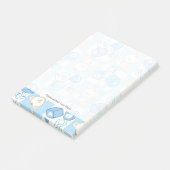 テディー・ベアの点検されたパターン ポストイット (アングル)