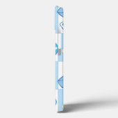 テディー・ベアの点検されたパターン Case-Mate iPhoneケース (裏面 / 左)