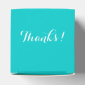 テディー・ベアの男女兼用なベビーシャワーは感謝していしています フェイバーボックス (上部)