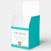 テディー・ベアの男女兼用なベビーシャワーは感謝していしています フェイバーボックス (オープン)