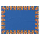 テディー・ベアの虹のかわいい第1誕生会 テーブルクロス (正面(横))