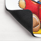 テディー・ベアの読書 マウスパッド (コーナー)