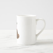 テディー・ベアのclipart ボーンチャイナマグカップ (右)