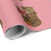 テディー・ベアはハートを与えます ラッピングペーパー (ロールコーナー)