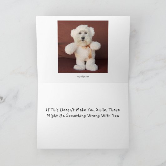 テディー・ベア カード (内部)