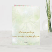 テディー・ベア、キャンディ・ケーンおよびクリスマスプレゼントカード シーズンカード (裏面)