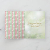 テディー・ベア、キャンディ・ケーンおよびクリスマスプレゼントカード シーズンカード (内部)