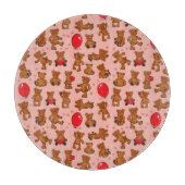 テディー・ベア、ハートとの質 カッティングボード (正面)