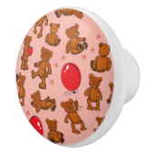 テディー・ベア、ハートとの質 セラミックノブ (右)